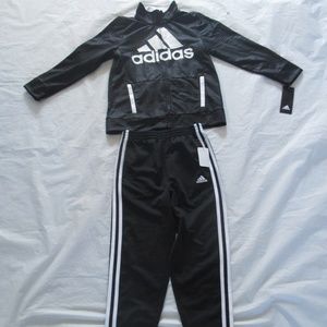 Adidas Black White AG6151 AKBM01 Boys 2 Piece Set